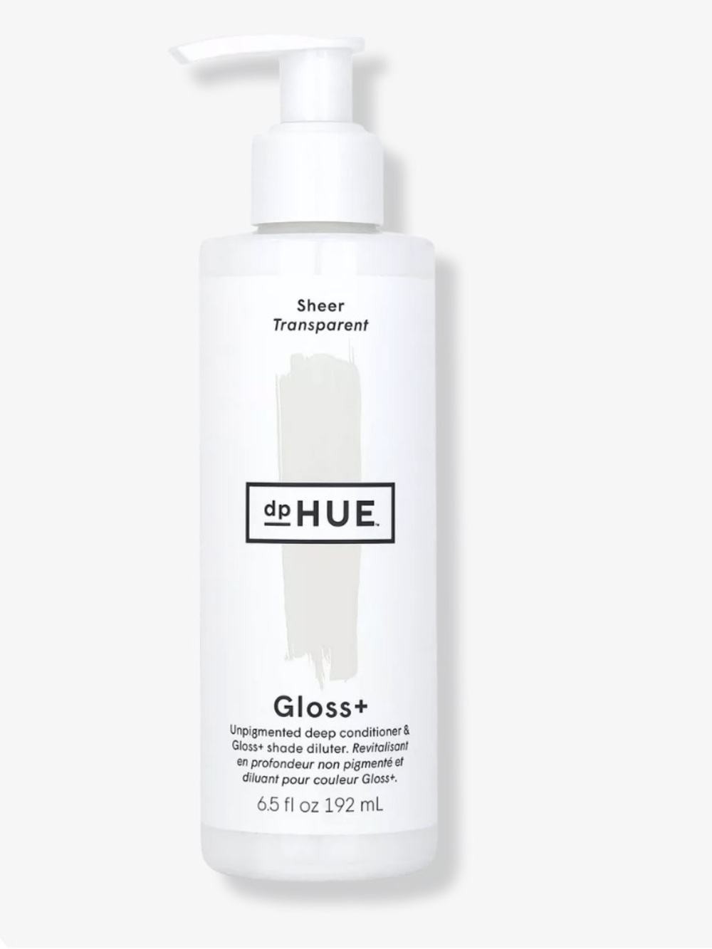 Dphue HUE color boosting Gloss + Deep Conditioner Treatment in Sheer
clear shine